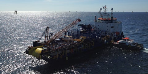 Cable laying vessel Stemat Spirit