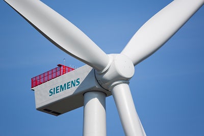 Siemens 4 megawatt wind turbine