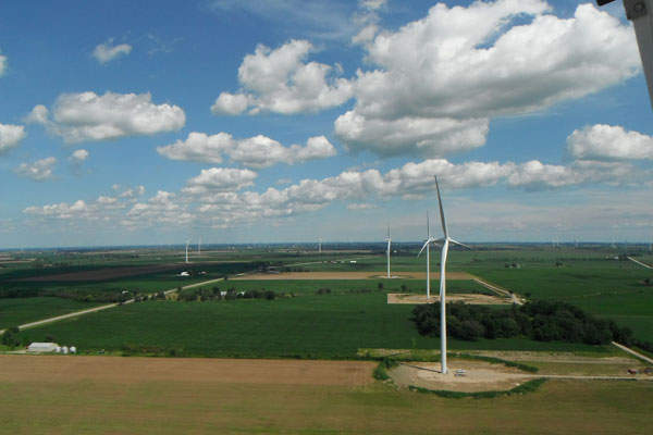 With an installed capacity of 270MW, South Kent Wind Farm is the biggest wind farm in Canada. Image: courtesy of Pattern Energy.