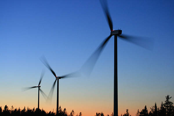 Lemnhult wind farm has an installed capacity of 96MW. Image courtesy of Stena Renewable.