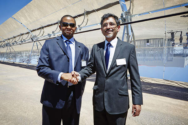 South Africa's biggest solar thermal plant was commissioned in March 2015. Image: courtesy of Industrial Development Corporation (IDC).