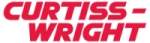 Curtiss-Wright logo in Pantone 186 Coated (red)
